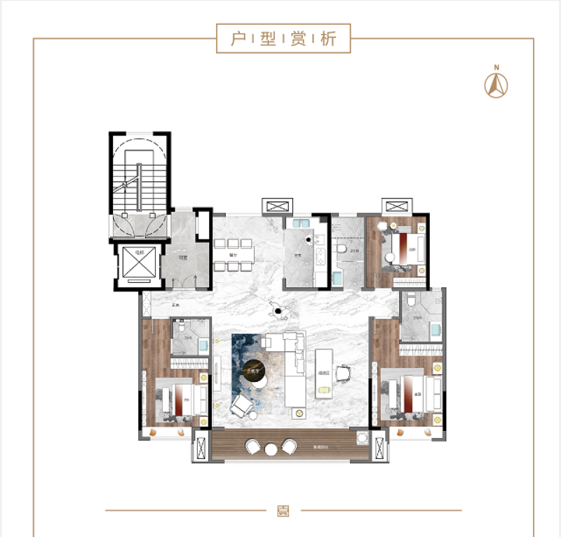 建大壹号-揽琛户型