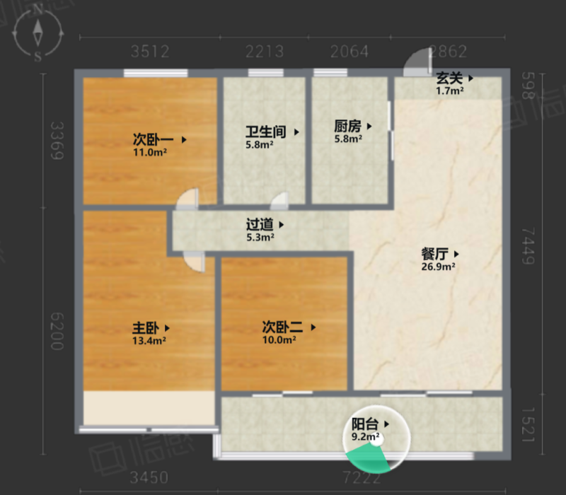 惠众丽景国际-A1户型